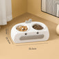 Leak-proof Food Grade Plastic Bowl Mouth Wet-proof Neck Protection Drinking Water Feeding Integrated Cat Bowl