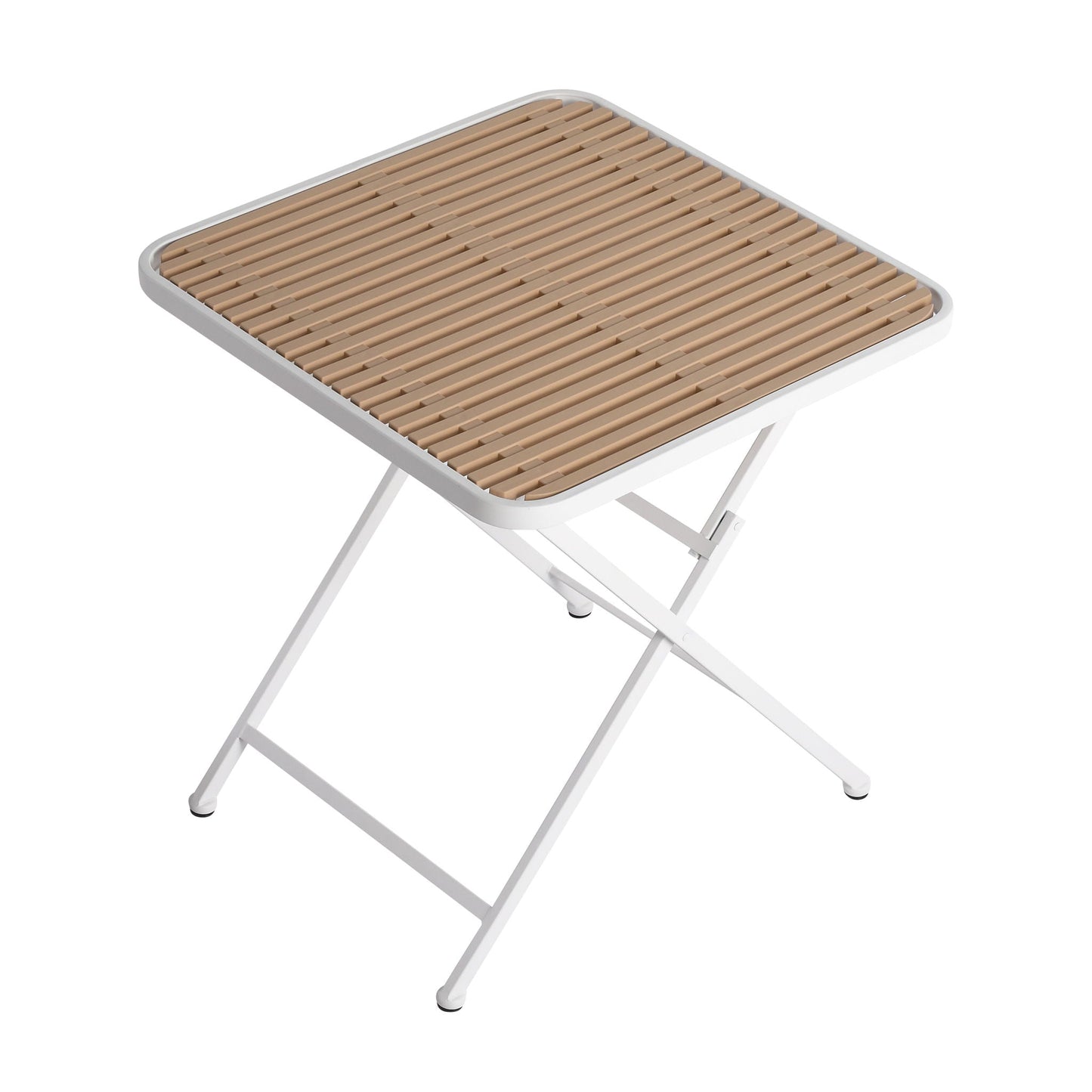 4 Piece Set Of Modern Designed Single Chairs With Folding Square Table
