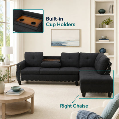 L-Shaped Sectional Sofa