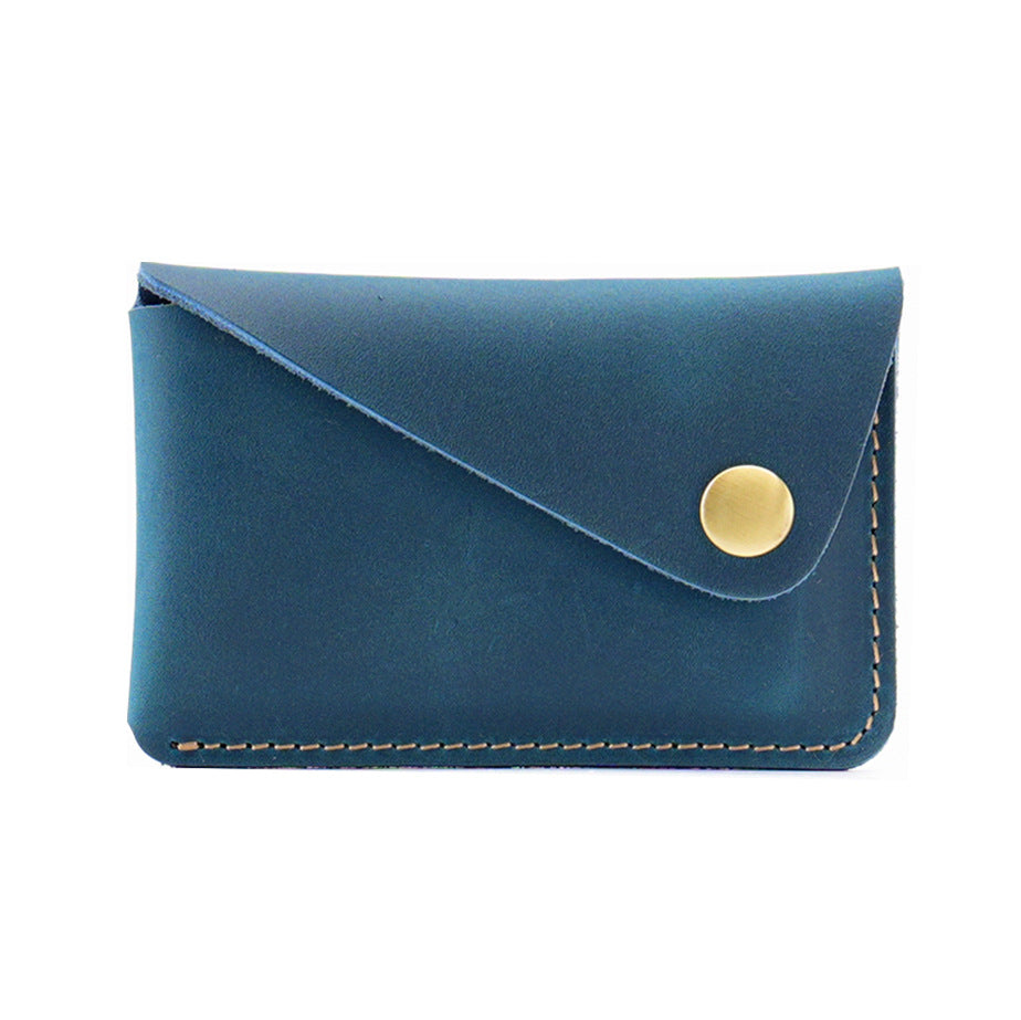 Genuine Leather Card Holder - Slim Multi-Slot Credit Card Organizer for Men and Women