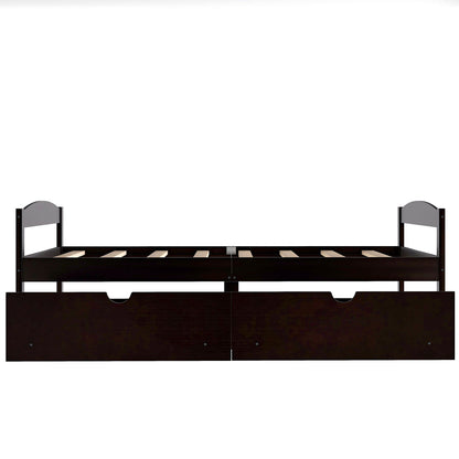 Platform Bed With 2 Drawers