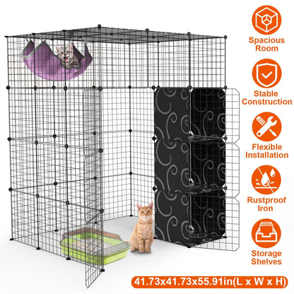 GBruno 4Tier Cat Playpen Cage