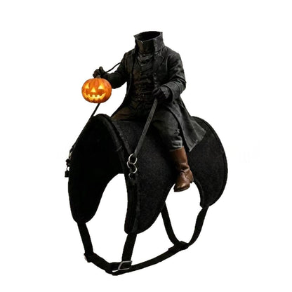 Halloween Headless Horseman Cat Costume