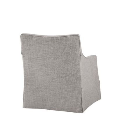Traditional Design London Skirted Swivel Chair