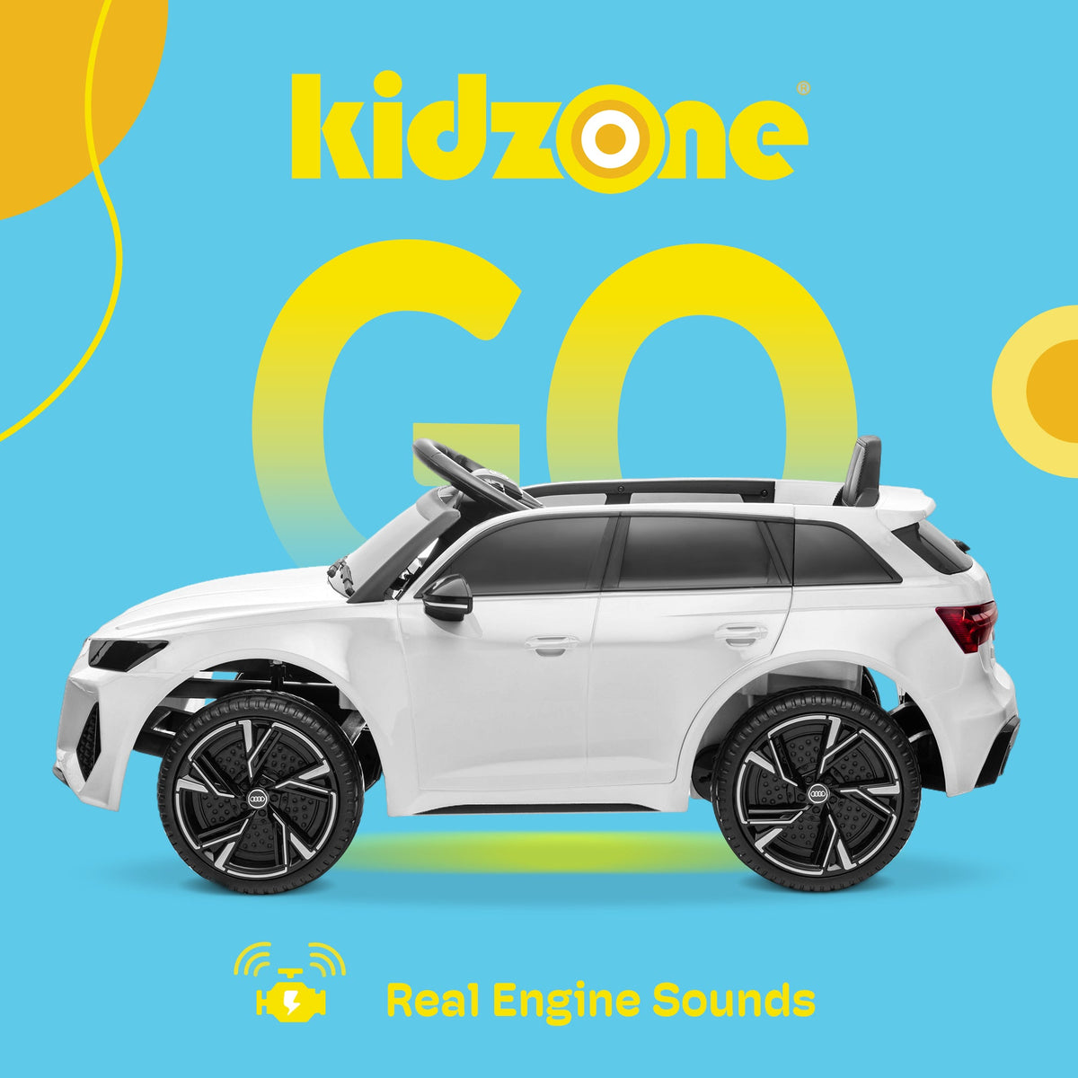 Kidzone Kids 12V Ride On Car - Choose from 7 Vibrant Colors!