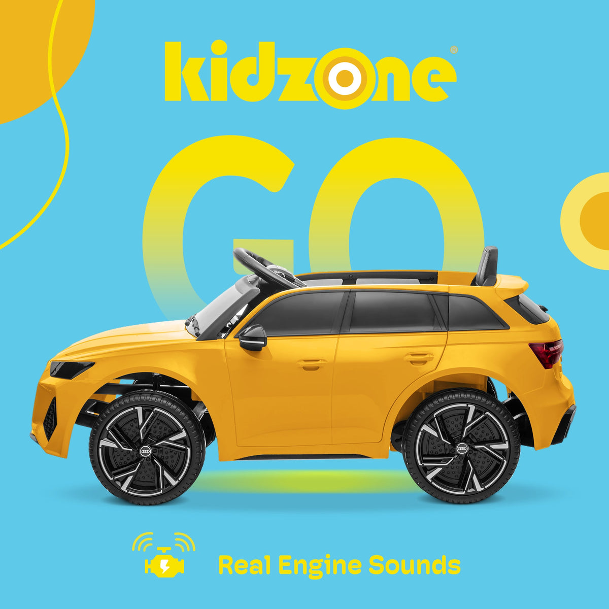 Kidzone Kids 12V Ride On Car - Choose from 7 Vibrant Colors!