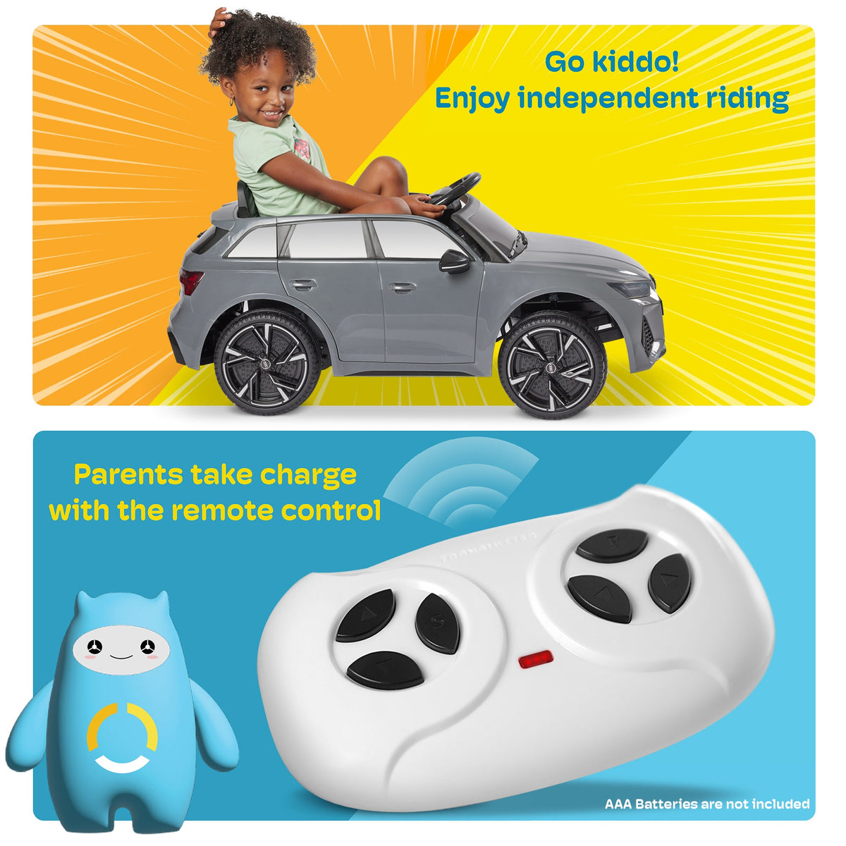 Kidzone Kids 12V Ride On Car - Choose from 7 Vibrant Colors!
