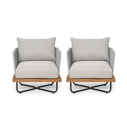 Lucca Outdoor Acacia Wood Chair