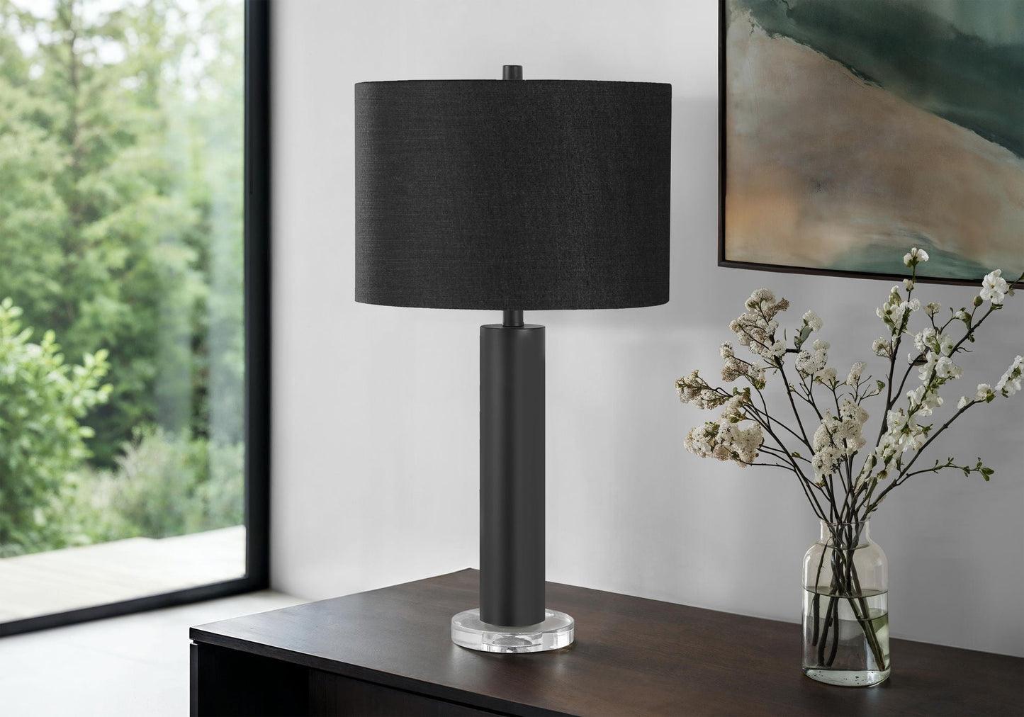 Contemporary Table Lamp with Adjustable Lighting