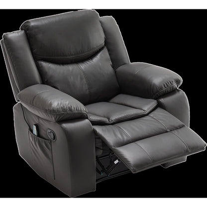Recliner Chair With Vibration And Heating - Gray