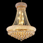 24-Inch Gold Crystal Chandelier, 12-Light French Empire Style Ceiling Light