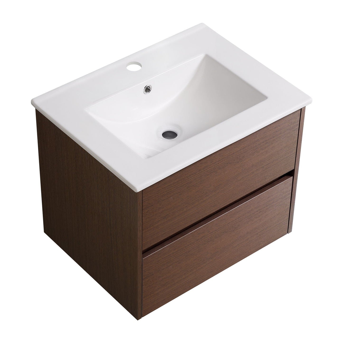 Wall Mounted Floating Bathroom Vanity With Sink And Cabinet