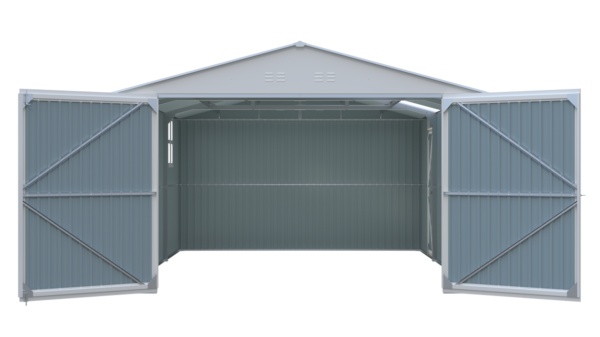Outdoor Storage Shed 20x13 FT - Metal Garden Utility Shed