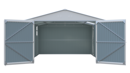 Outdoor Storage Shed 20x13 FT - Metal Garden Utility Shed