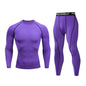 Men's PTZ Tight Pants Quick Drying Clothes Set