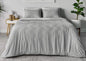 BedGear Performance Duvet Set, Queen - Grey/Racetrack