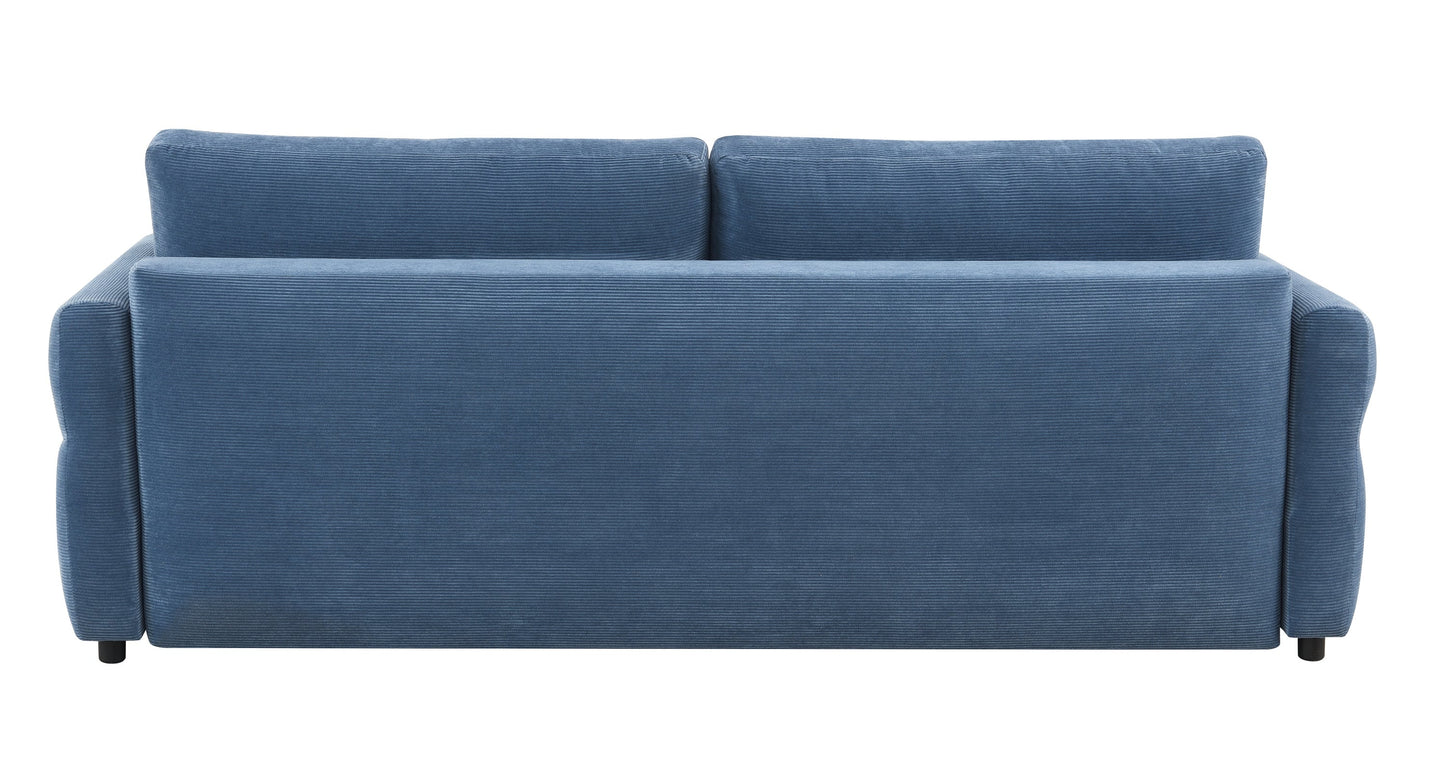 Haran Fabric Pull-Out Sleeper with Storage