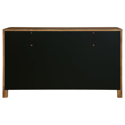 Maderia 8-drawer Dresser Cabinet Walnut