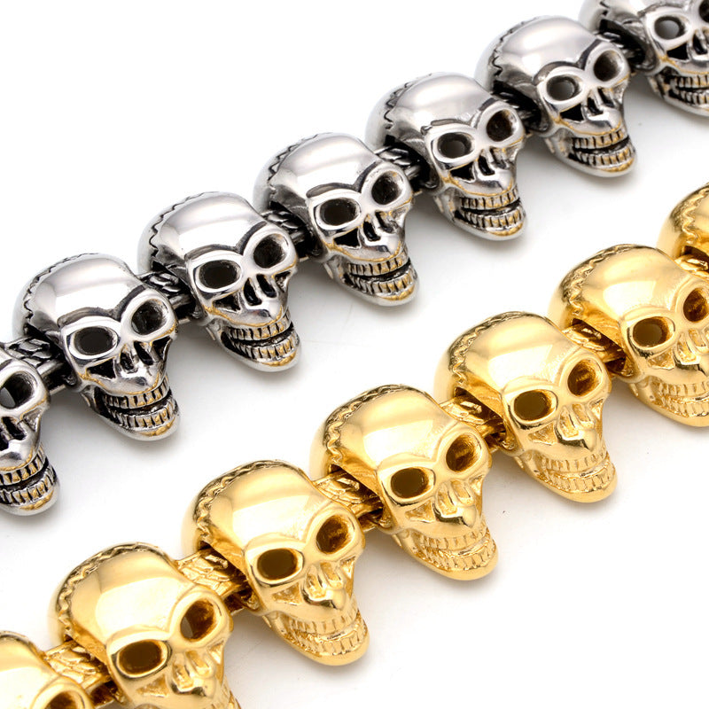Titanium Steel Casting Personalized Bracelet European And American Punk