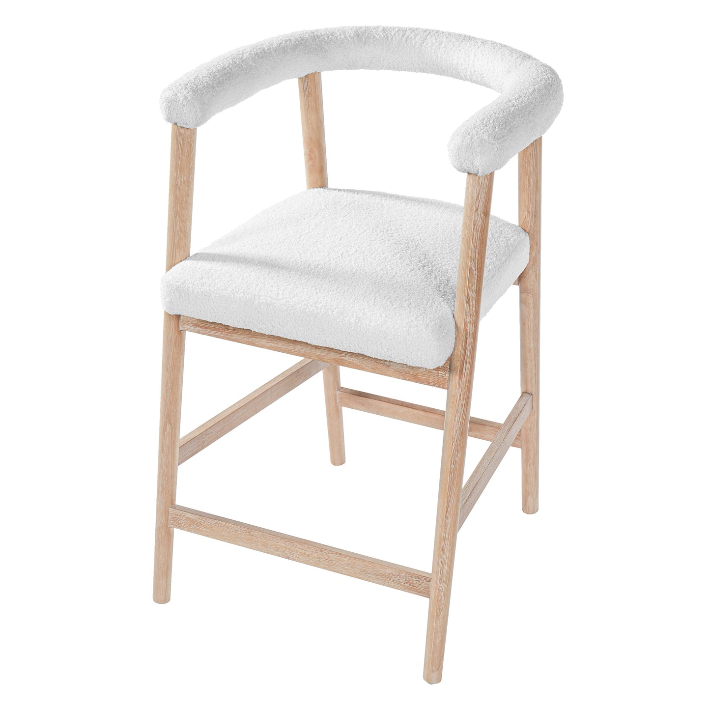25" Seat Height Bar Stools with Back, Set of 2
