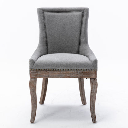 Ultra - Side Dining Chair, Nail Head (Set of 2)