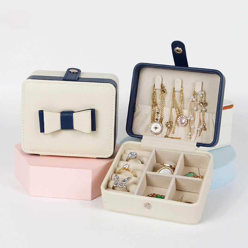 Premium Packaging Gift  White Jewelry Ornament Storage Box