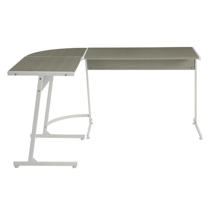 Carver - Computer Desk - Gray & White