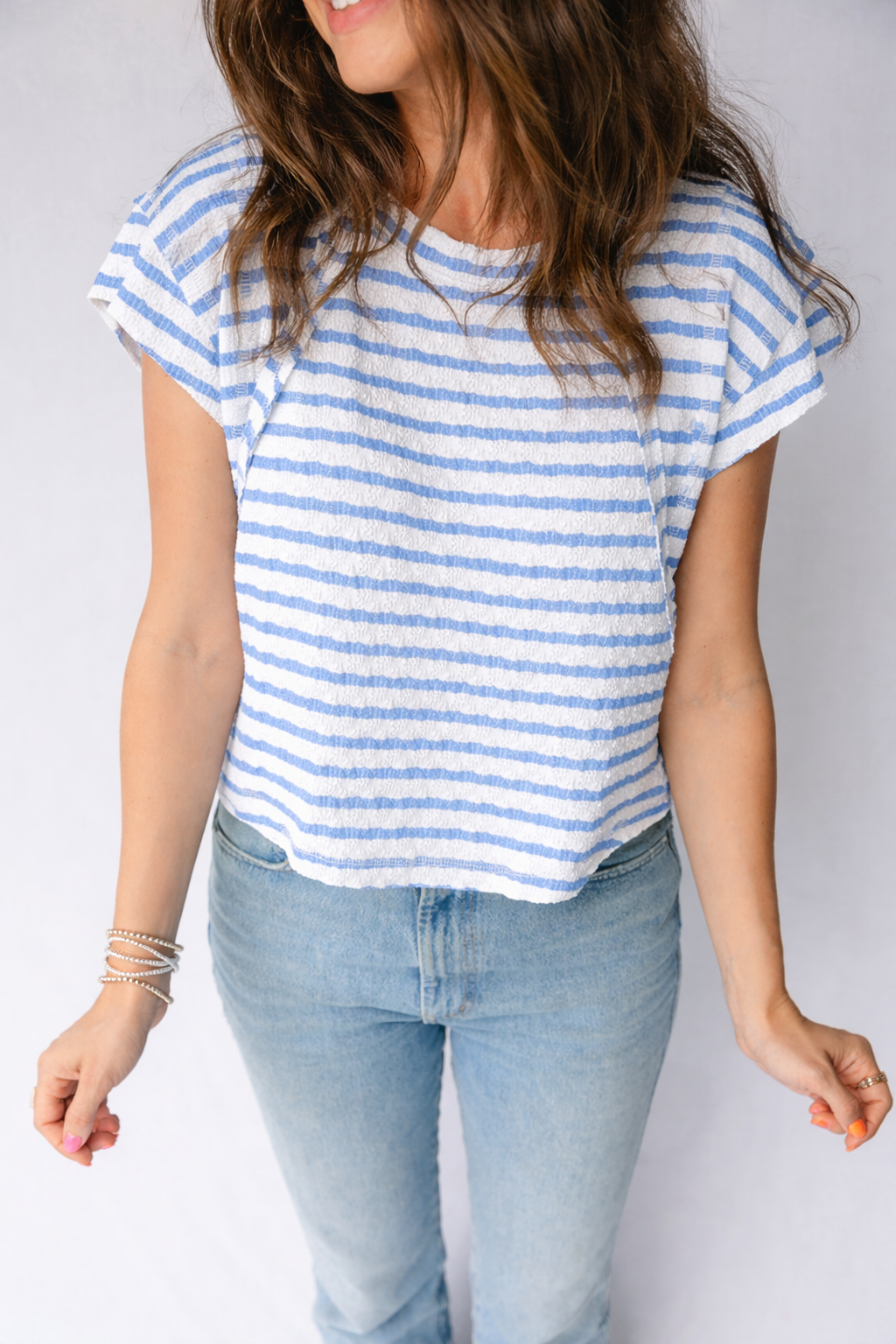Maddie Sleeve Patchwork T Shirt