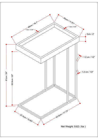 Gallagher - Handcrafted C Side Table