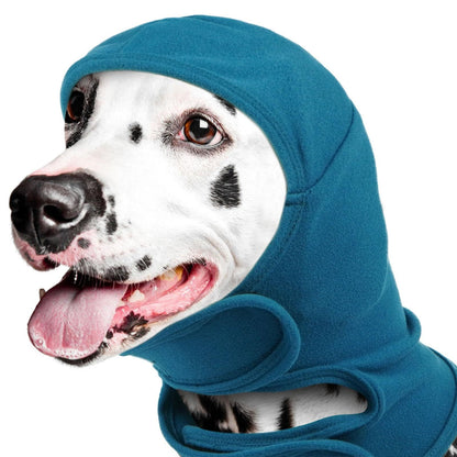 Calming Hoodie Dog Ear Covers-No Shake Hematomas Ear Wraps For Dogs, Adjustable Head Wrap Muffs Noise Cancelling Protector, Anxiety Relief, Fireworks & Grooming Bathing
