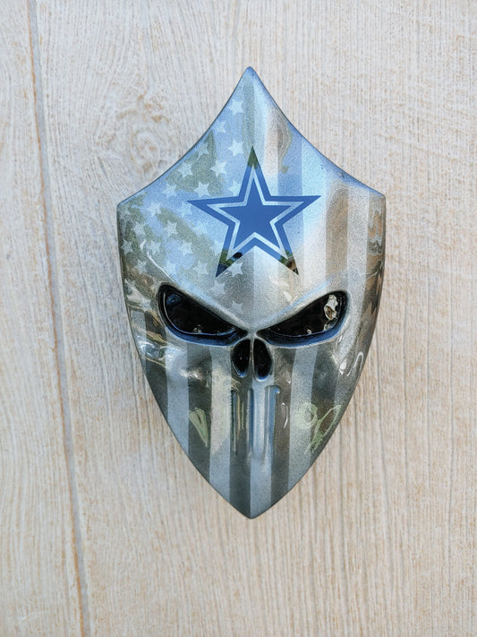 Custom Harley horn 3D Punisher with star logo