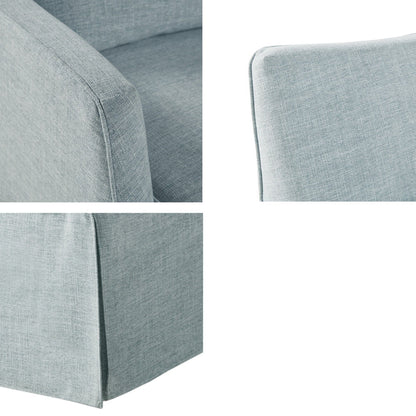 Traditional Design London Skirted Swivel Chair