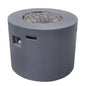 Round Iron Fire Pit With 40,000 Btu