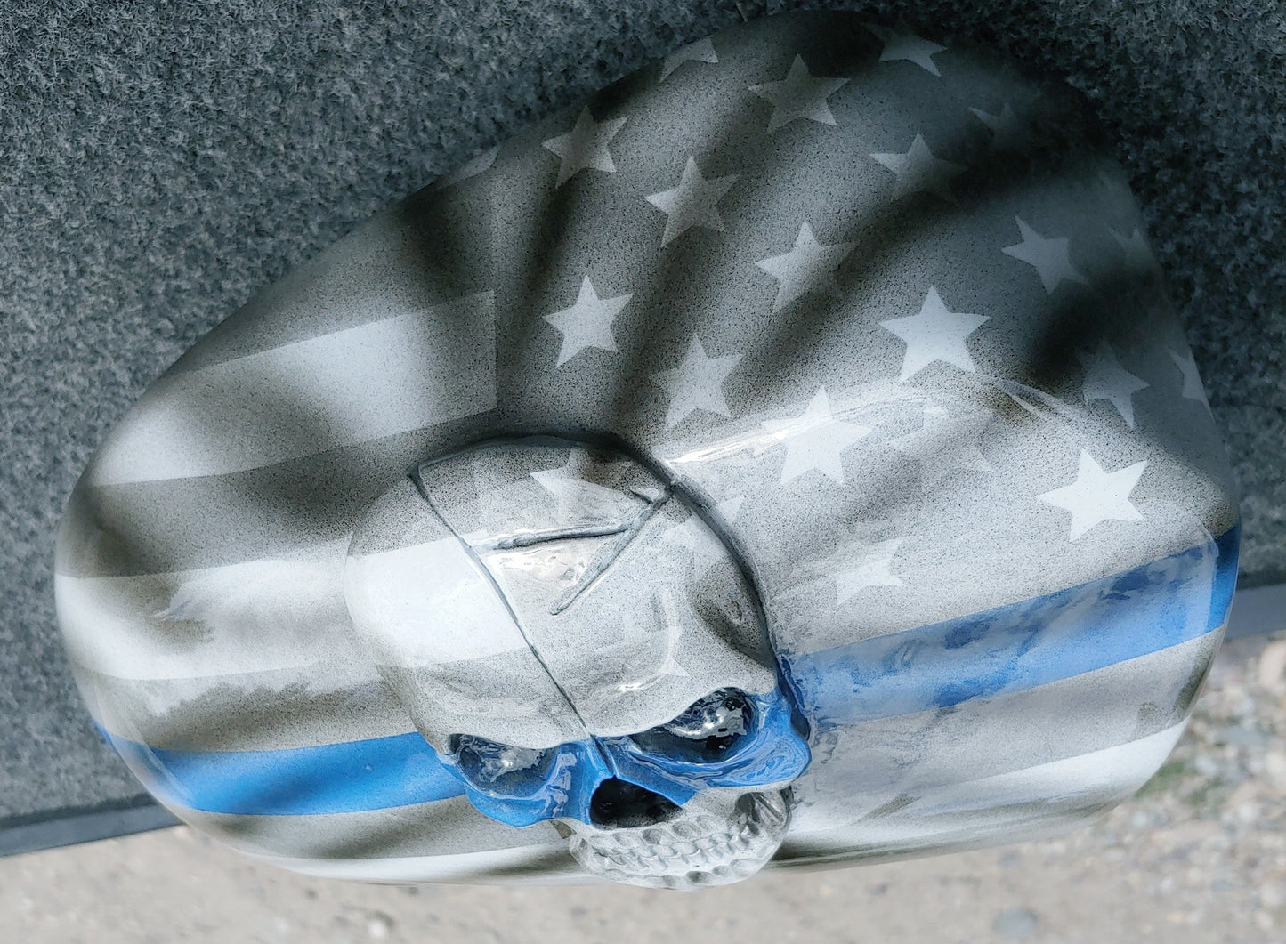 3D skull 114 Harley air cleaner