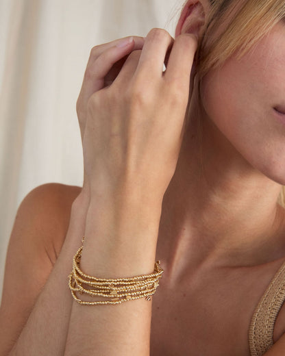 Strength Beaded Icon Bracelet
