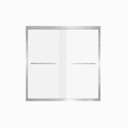 Double Sliding Shower Door With Explosion Proof Film