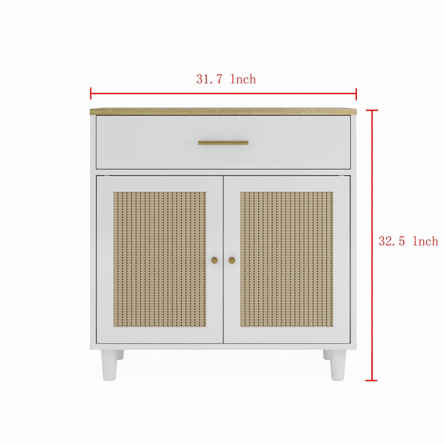 Cat Litter Box Enclosure With Scratch Pad, Hidden Litter Box Furniture, Wooden Pet House Sideboard, Storage Cabinet, Fit Most Cat And Litter Box, For Living Room Bedroom Office - White / Light Brown