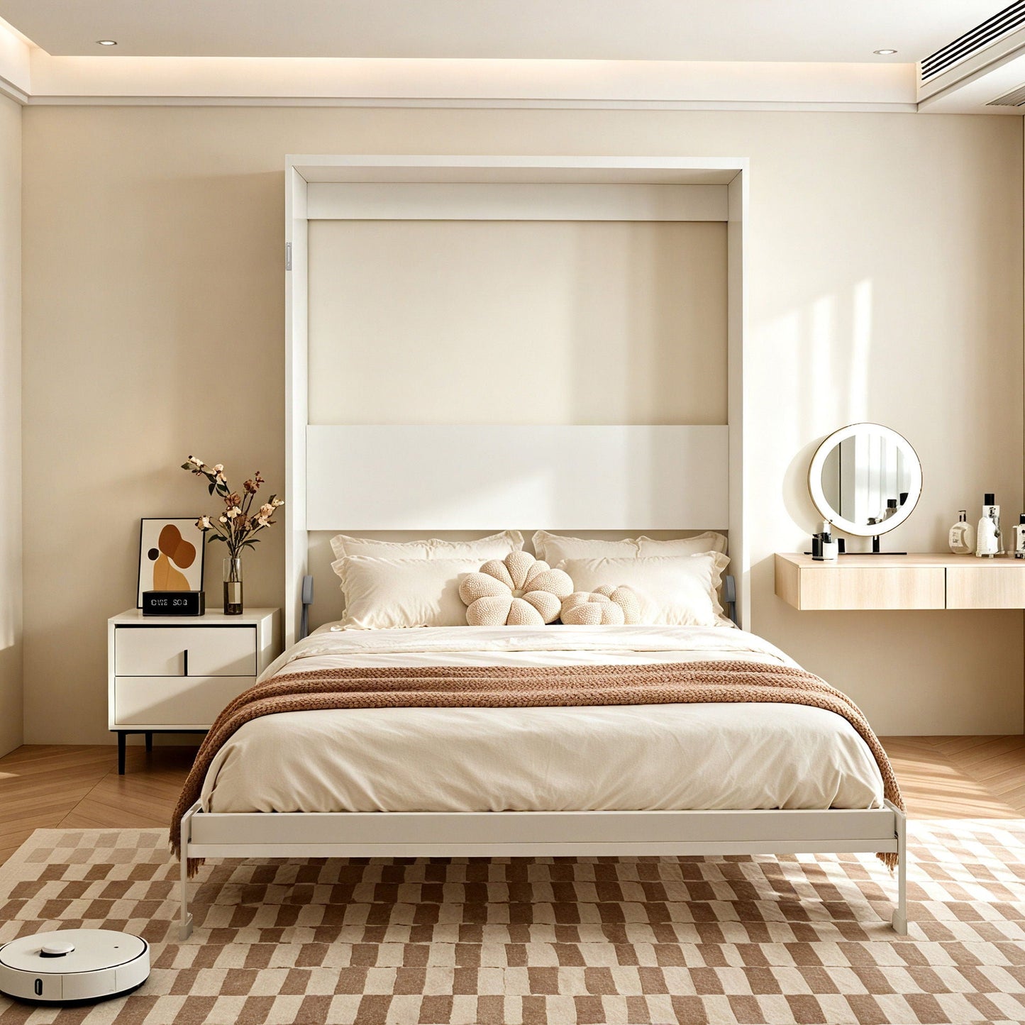 Folding Vertical Murphy Wall Bed
