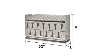 Lavita Modern & Contemporary Style 6-Drawer Dresser