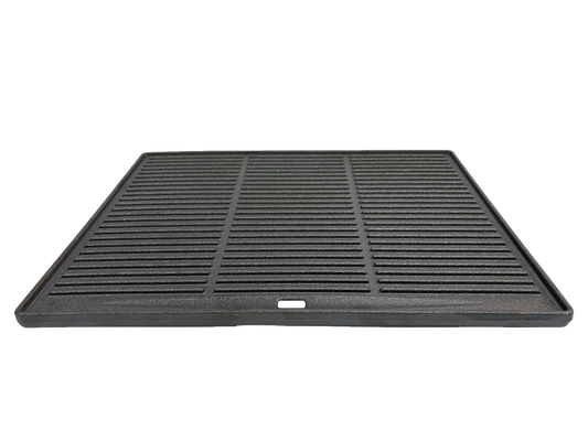 NL-4B02-CMP Square Cast Iron Griddle Pan Reversible Grill
