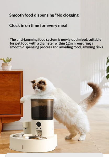 Automatic Cat Feeder With Timed & Portion Control