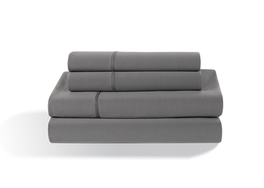 BedGear Dri-Tec Sheet Set, Grey, Full