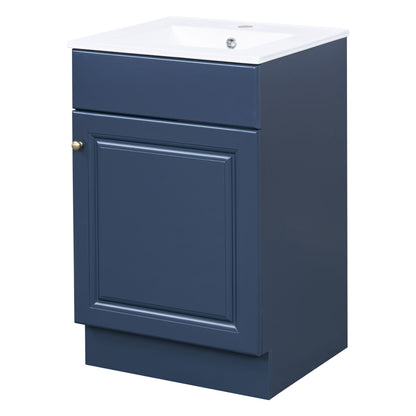 Bathroom Vanity With Sink, Cabinet With Adjustable Shelf