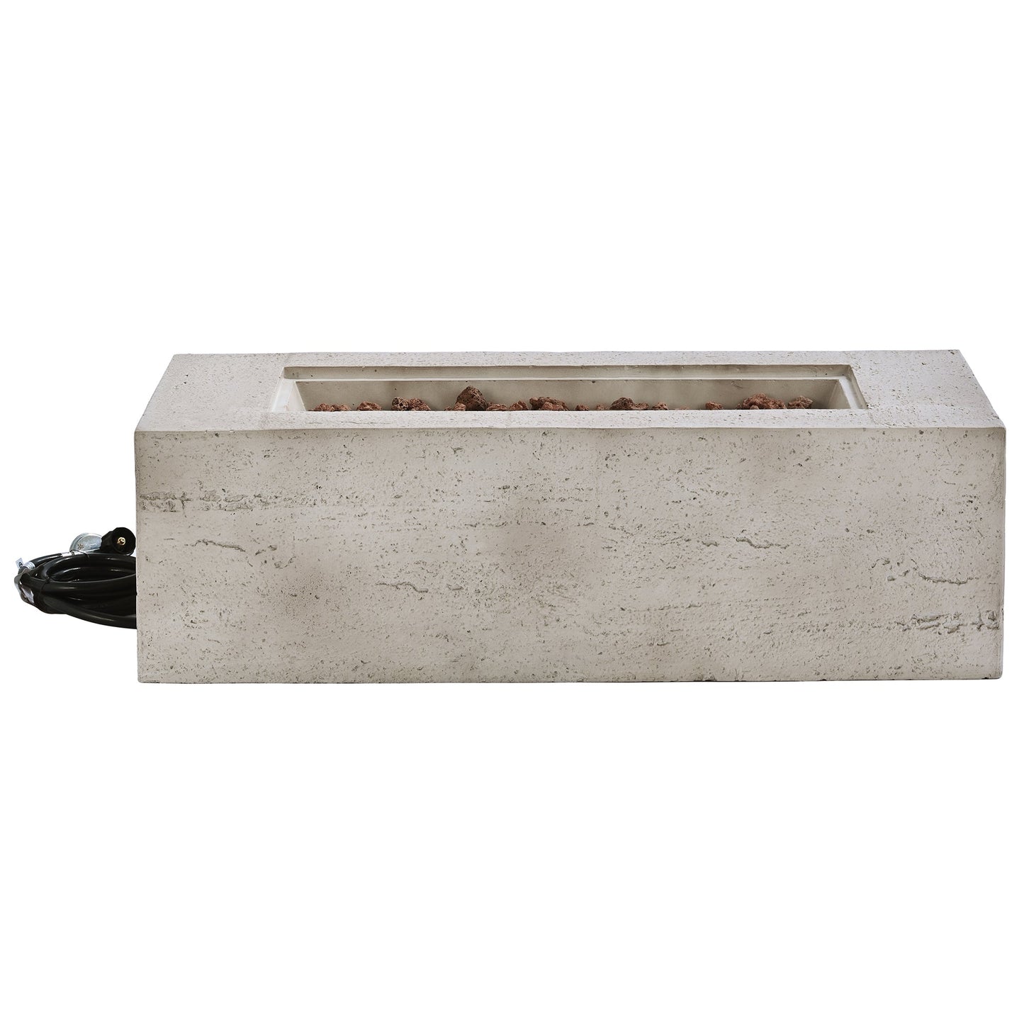 U_STYLE Outdoor Rectangular Propane Fire Pit 41.9" 40000 BTU