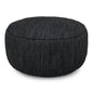 Fredrik - Round Pouf - Black
