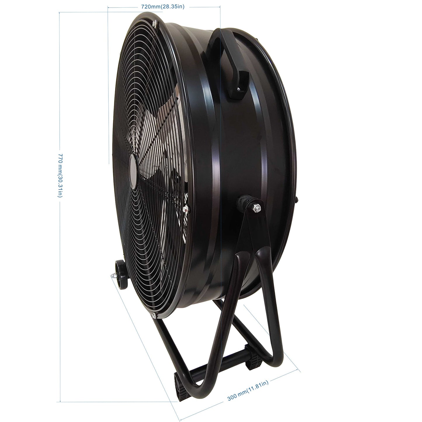 24 Inch Heavy Duty Metal Industrial Drum Fan