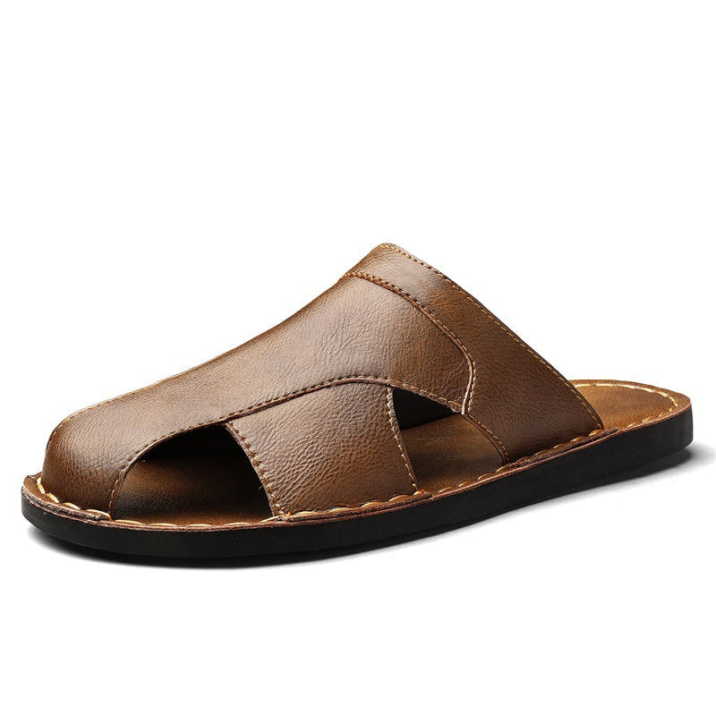 Hand-stitched Casual Mens Beach Sandals