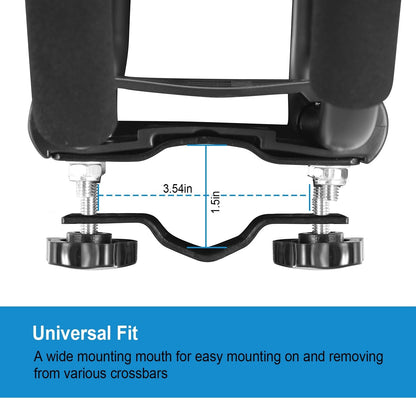 Title: 1 Pair Universal J-Bar Kayak Carrier 220LBS Load Heavy Duty Canoe Car Top Mount Carrier Roof Rack w/ 2Pcs Tie Down Straps