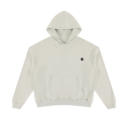 Loki & Ivy Unisex Mineral Wash Distressed Hoodie