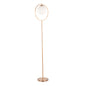 Moon - Contemporary Floor Lamp - Gold / Frosted
